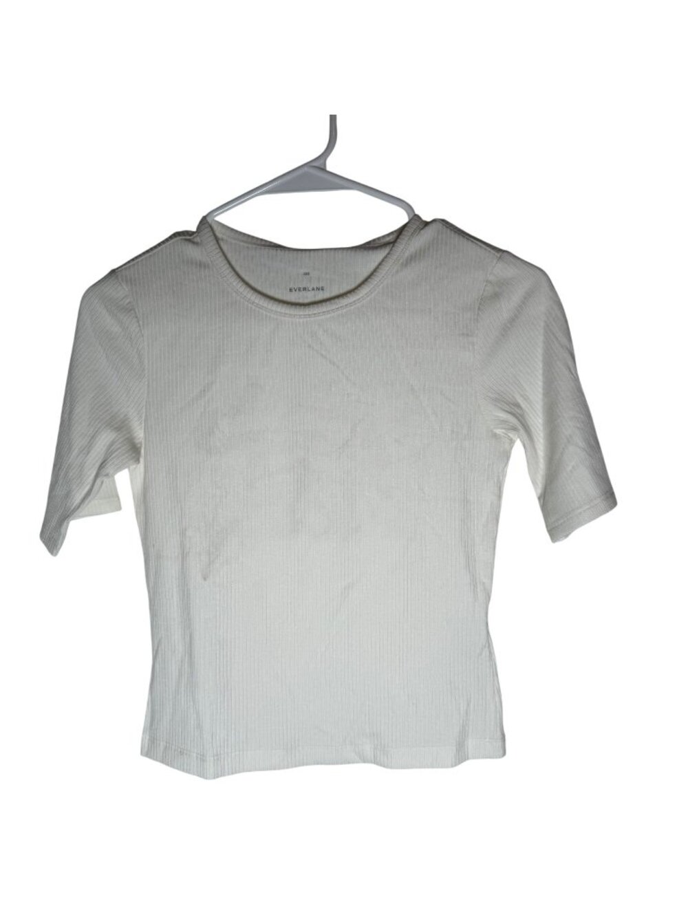Everlane The Shimmy Tee Bone Size XXS NWT